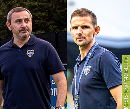Christophe Raluy (Espoirs) et Philippe Caloni (Fédérale 1)